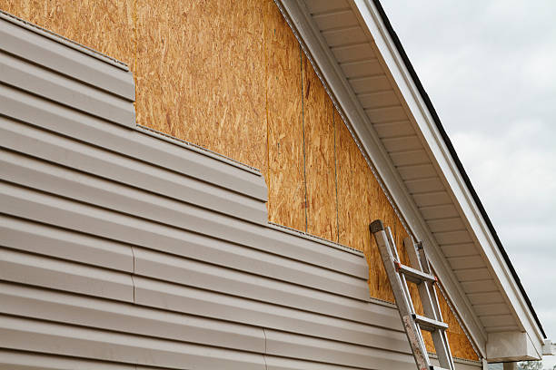 Professional Vinyl Siding technician working in Mount Vernon, GA
